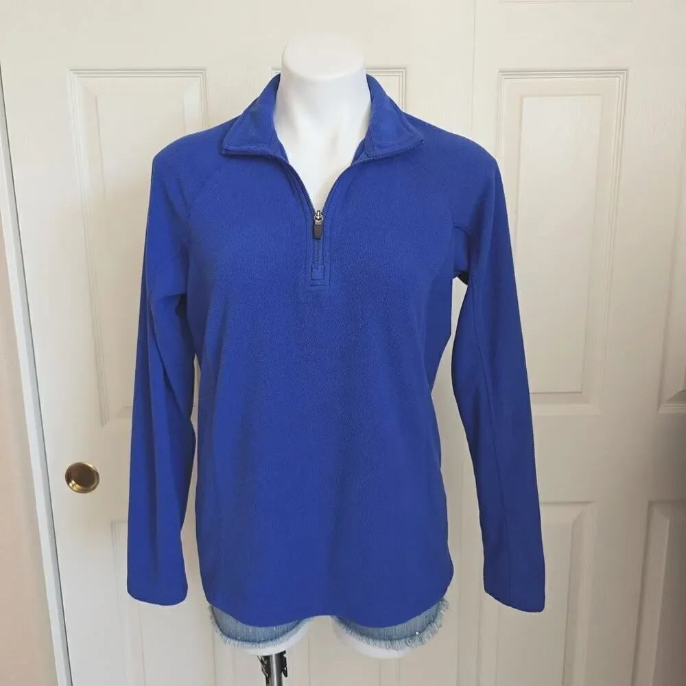 Land's End Outfitters 1/4 zip fleece top sz S